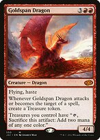 Magic the Gathering Card - Goldspan Dragon - MTG Circle