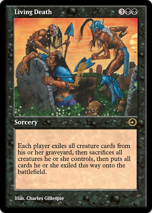 Magic the Gathering Card - Living Death - MTG Circle