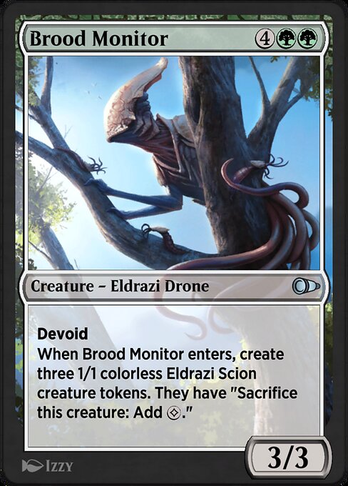 Magic the Gathering Card - Brood Monitor - MTG Circle