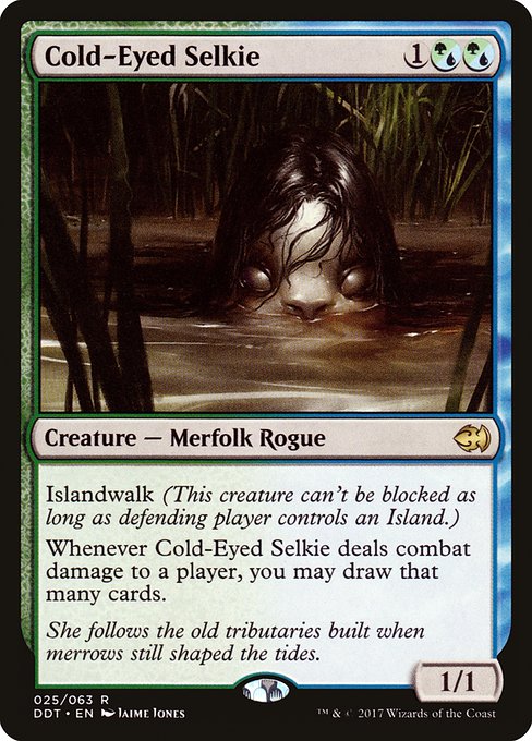 Magic the Gathering Card - Cold-Eyed Selkie - MTG Circle