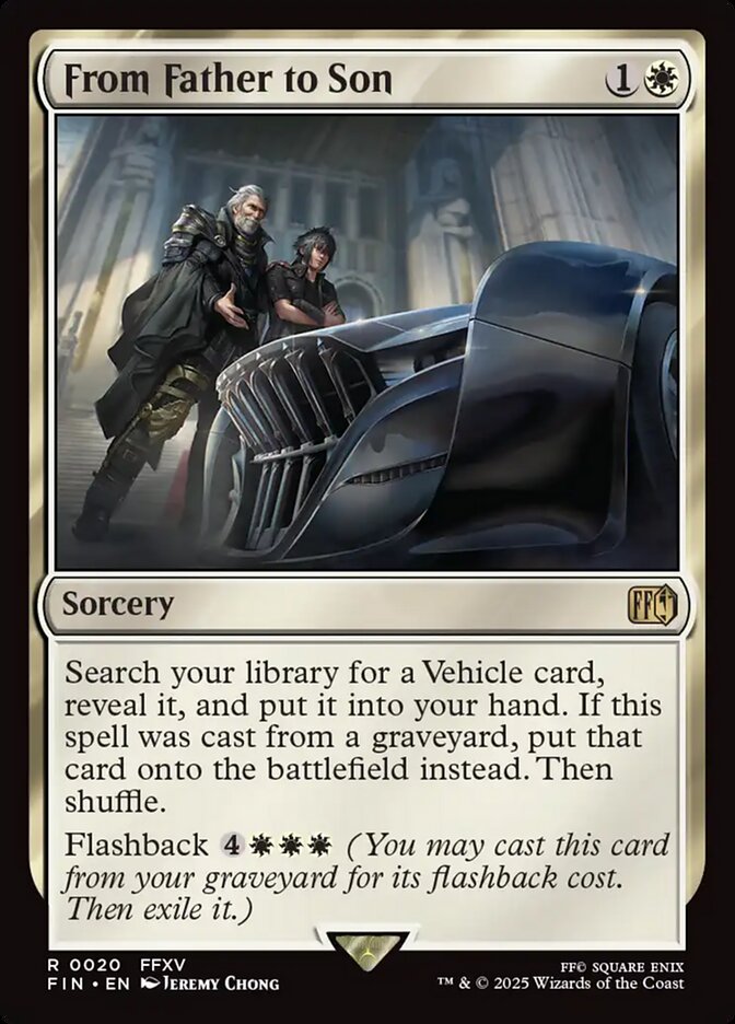 Magic the Gathering Card - From Father to Son - MTG Circle