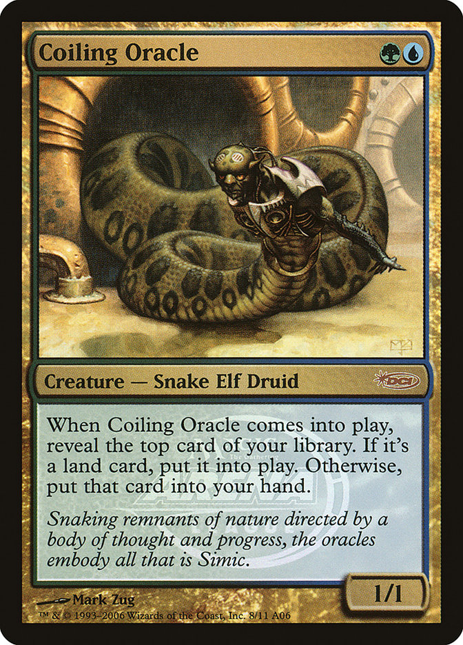 Magic the Gathering Card - Coiling Oracle - MTG Circle