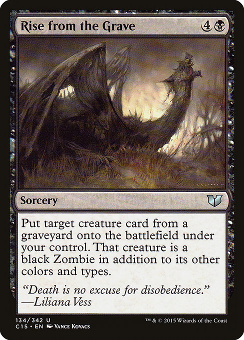 Magic the Gathering Card - Rise from the Grave - MTG Circle