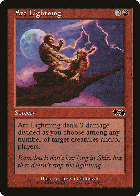 Magic the Gathering Card - Arc Lightning - MTG Circle