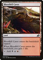 Magic the Gathering Card - Bloodfell Caves - MTG Circle