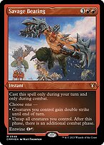 Magic the Gathering Card - Savage Beating - MTG Circle