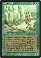 Magic the Gathering Card - Willow Satyr - MTG Circle