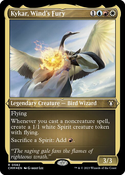 Magic the Gathering Card - Kykar, Wind's Fury - MTG Circle