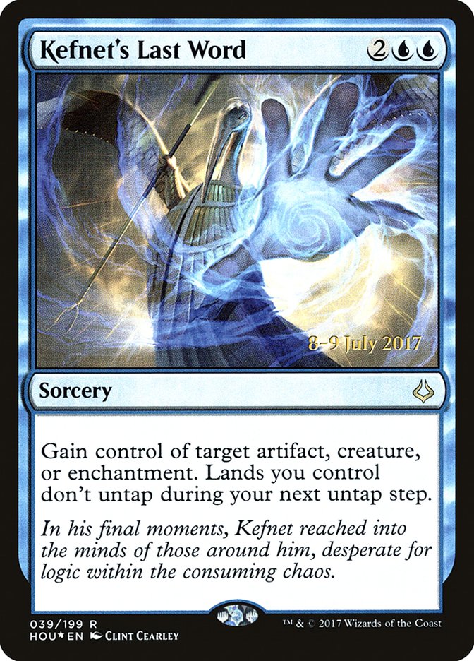Magic the Gathering Card - Kefnet's Last Word - MTG Circle