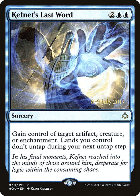 Magic the Gathering Card - Kefnet's Last Word - MTG Circle