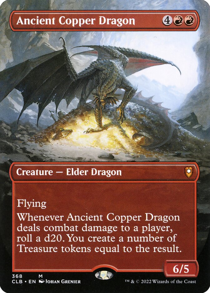 Magic the Gathering Card - Ancient Copper Dragon - MTG Circle