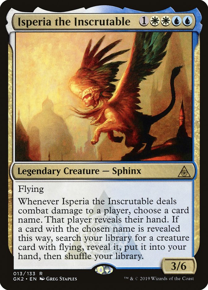 Magic the Gathering Card - Isperia the Inscrutable - MTG Circle