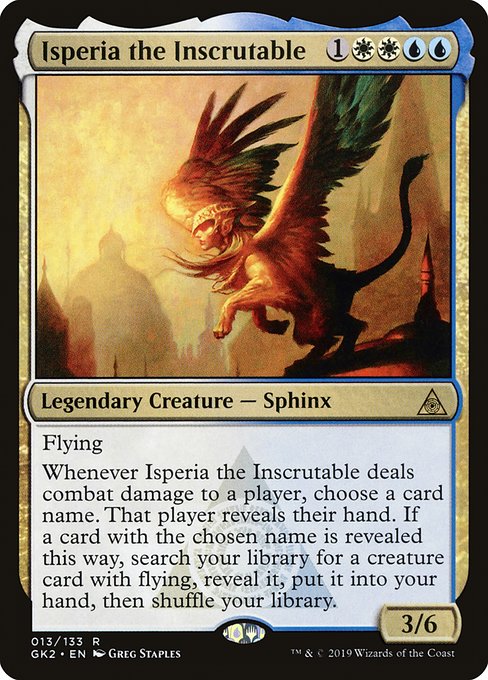 Magic the Gathering Card - Isperia the Inscrutable - MTG Circle