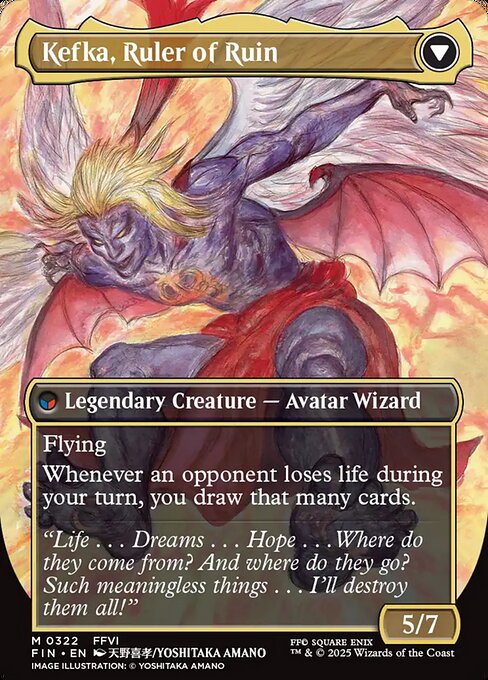 Magic the Gathering Card - Kefka, Ruler of Ruin - MTG Circle