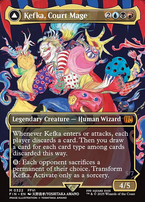 Magic the Gathering Card - Kefka, Court Mage - MTG Circle