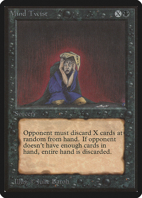 Magic the Gathering Card - Mind Twist - MTG Circle