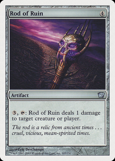Magic the Gathering Card - Rod of Ruin - MTG Circle