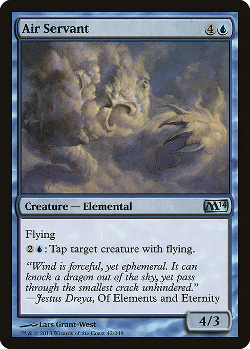 Magic the Gathering Card - Air Servant - MTG Circle
