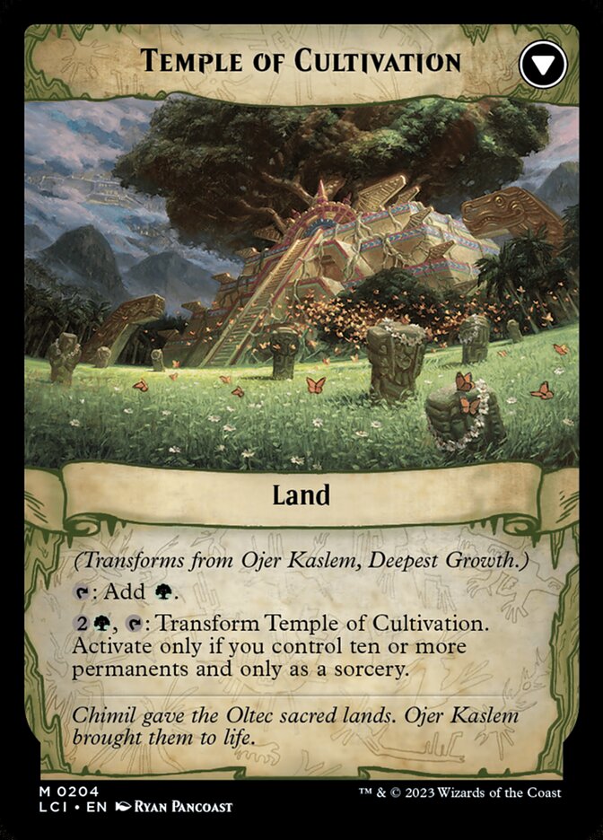 Magic the Gathering Card - Temple of Cultivation - MTG Circle