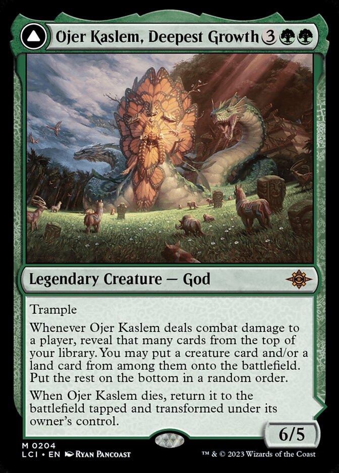 Magic the Gathering Card - Ojer Kaslem, Deepest Growth - MTG Circle