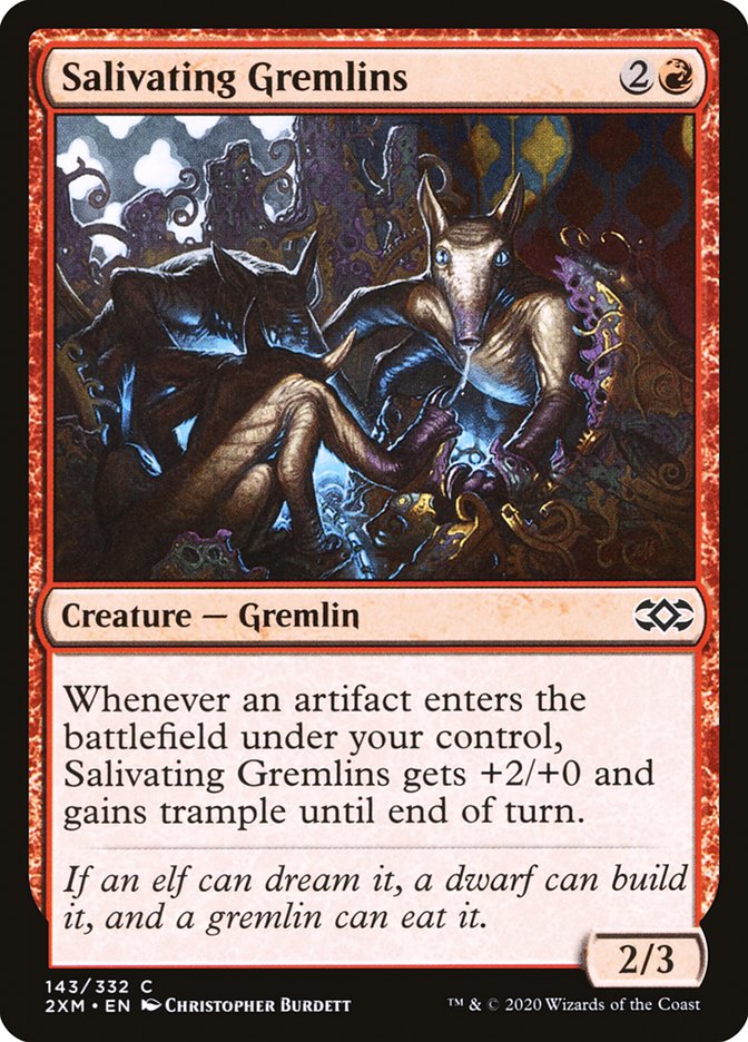 Magic the Gathering Card - Salivating Gremlins - MTG Circle