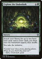 Magic the Gathering Card - Explore the Underdark - MTG Circle