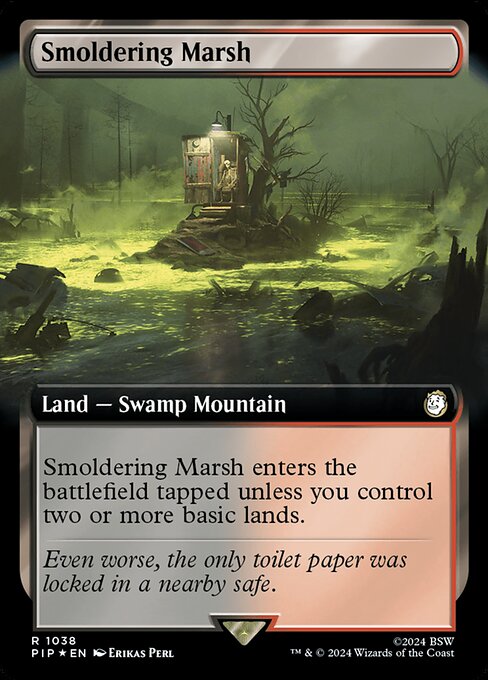 Magic the Gathering Card - Smoldering Marsh - MTG Circle