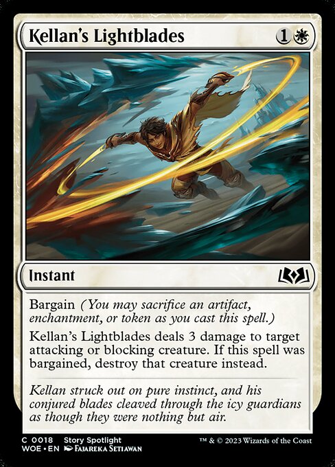 Magic the Gathering Card - Kellan's Lightblades - MTG Circle