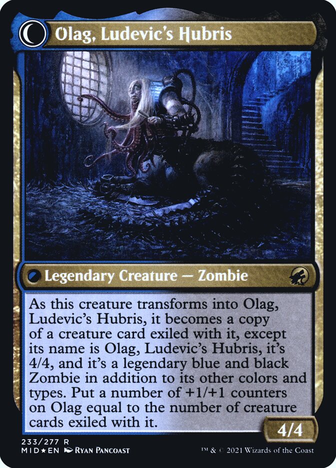 Magic the Gathering Card - Olag, Ludevic's Hubris - MTG Circle