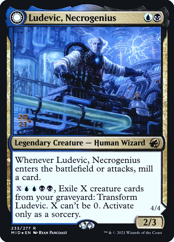 Magic the Gathering Card - Ludevic, Necrogenius - MTG Circle