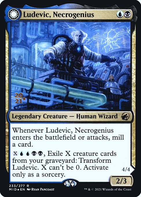 Magic the Gathering Card - Ludevic, Necrogenius - MTG Circle