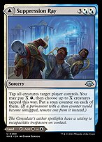 Magic the Gathering Card - Suppression Ray // Orderly Plaza - MTG Circle