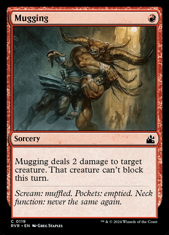 Magic the Gathering Card - Mugging - MTG Circle