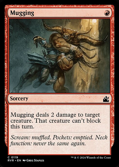 Magic the Gathering Card - Mugging - MTG Circle