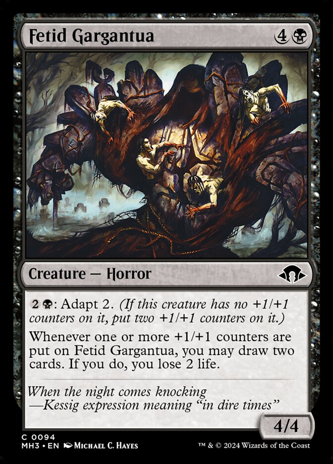 Magic the Gathering Card - Fetid Gargantua - MTG Circle