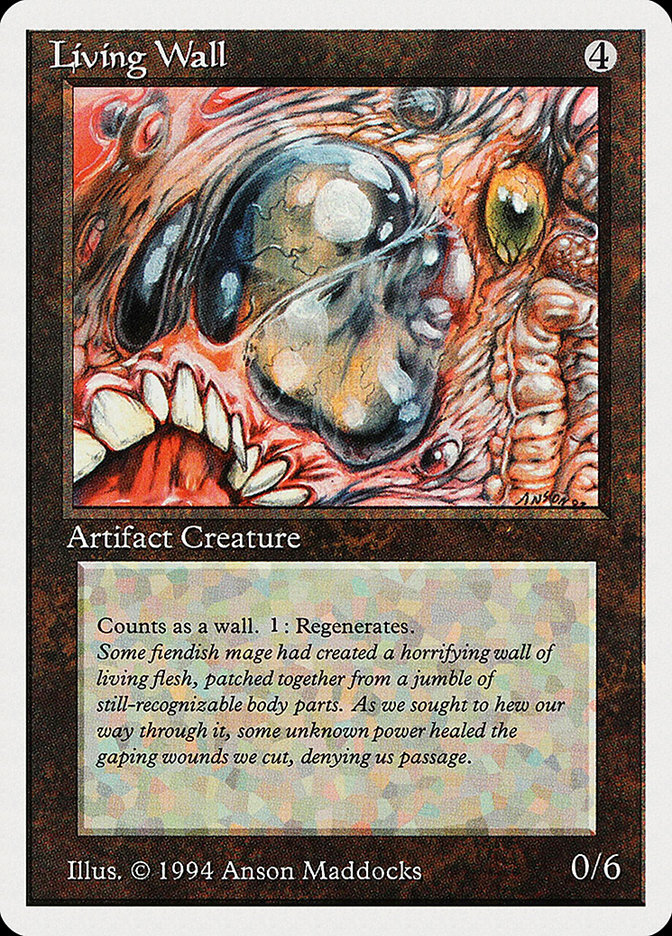 Magic the Gathering Card - Living Wall - MTG Circle