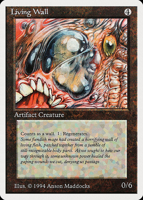 Magic the Gathering Card - Living Wall - MTG Circle