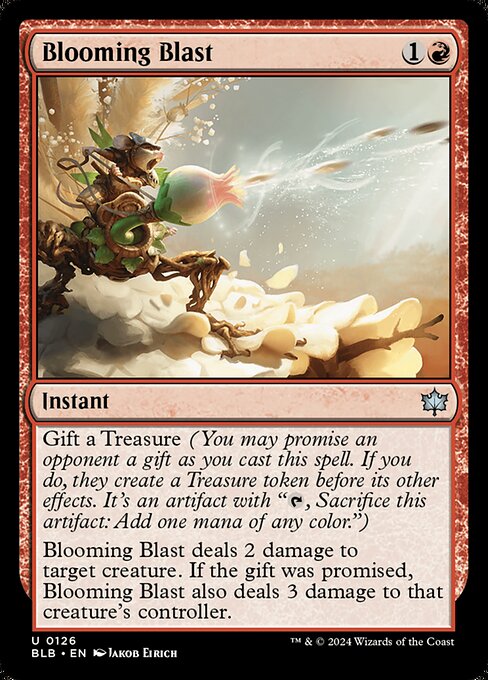 Magic the Gathering Card - Blooming Blast - MTG Circle