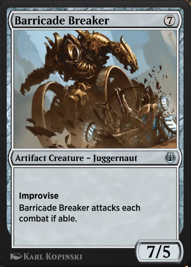 Magic the Gathering Card - Barricade Breaker - MTG Circle