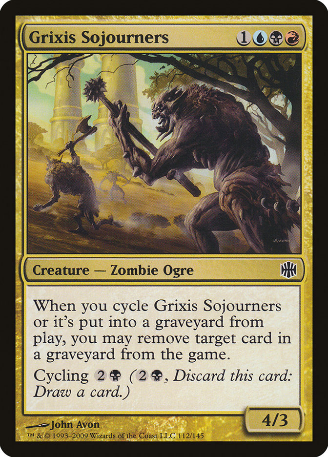 Magic the Gathering Card - Grixis Sojourners - MTG Circle