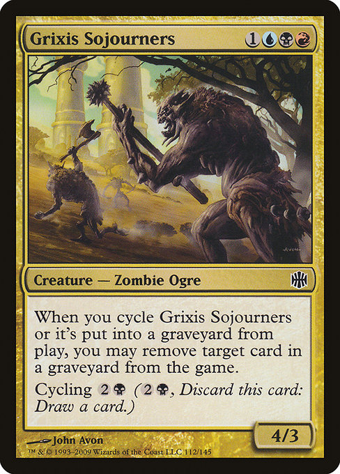 Magic the Gathering Card - Grixis Sojourners - MTG Circle