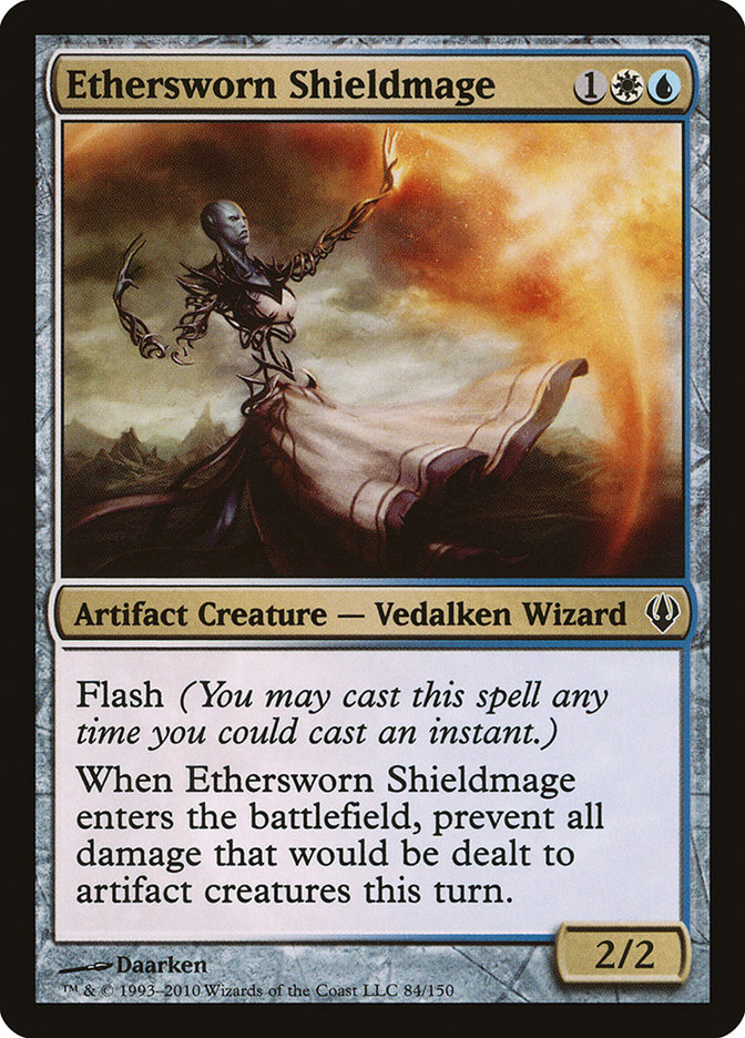 Magic the Gathering Card - Ethersworn Shieldmage - MTG Circle