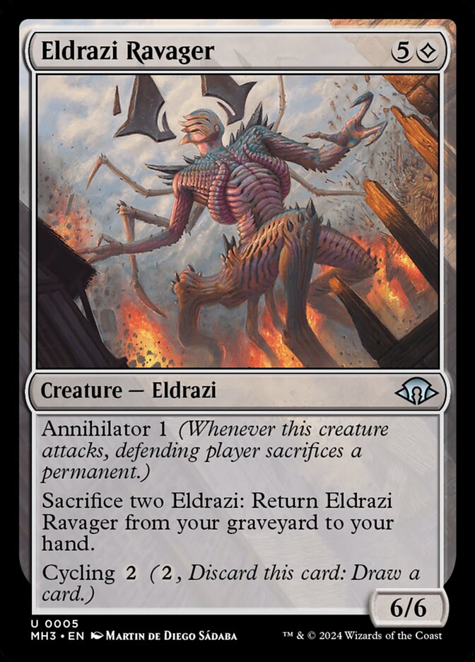 Magic the Gathering Card - Eldrazi Ravager - MTG Circle