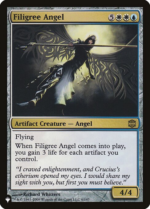 Magic the Gathering Card - Filigree Angel - MTG Circle