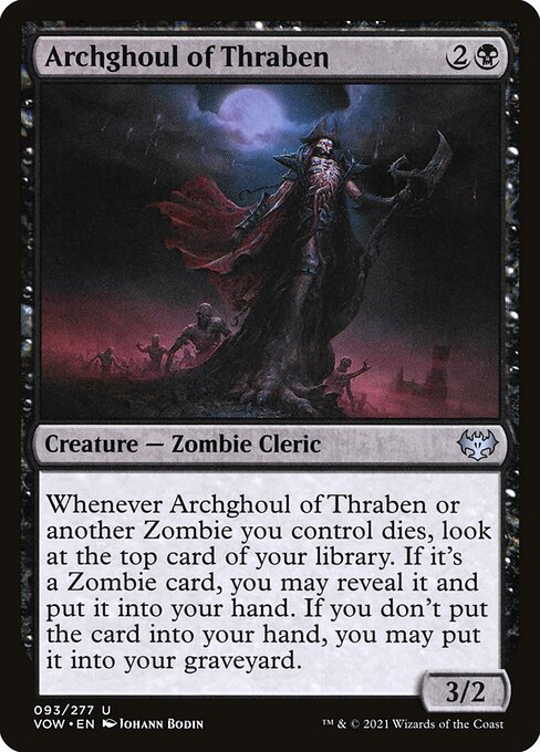 Magic the Gathering Card - Archghoul of Thraben - MTG Circle