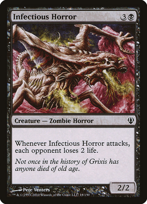 Magic the Gathering Card - Infectious Horror - MTG Circle