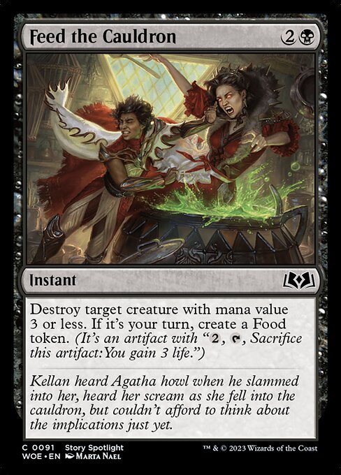 Magic the Gathering Card - Feed the Cauldron - MTG Circle