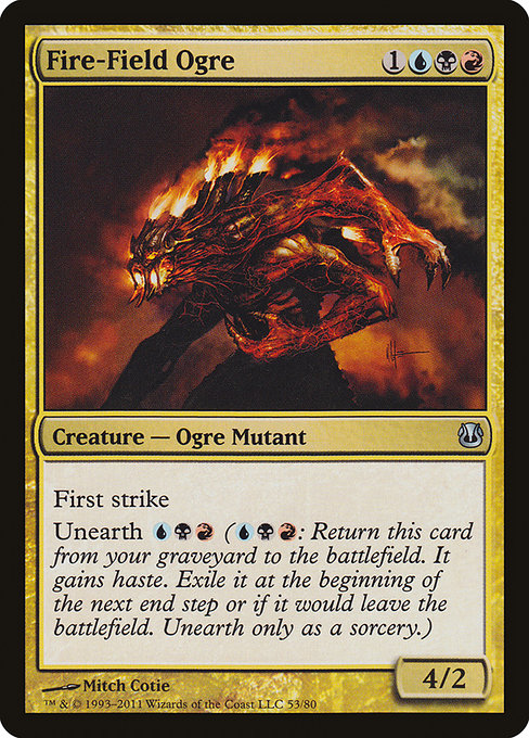 Magic the Gathering Card - Fire-Field Ogre - MTG Circle