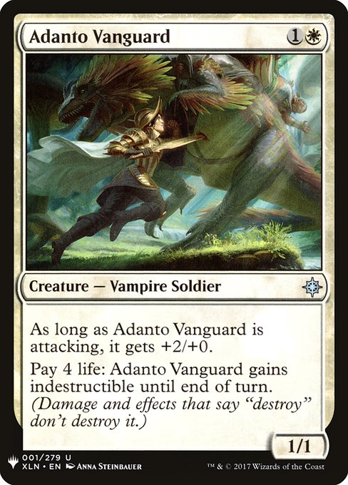 Magic the Gathering Card - Adanto Vanguard - MTG Circle