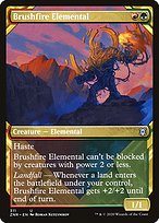 Magic the Gathering Card - Brushfire Elemental - MTG Circle